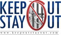 keep out stay out logo